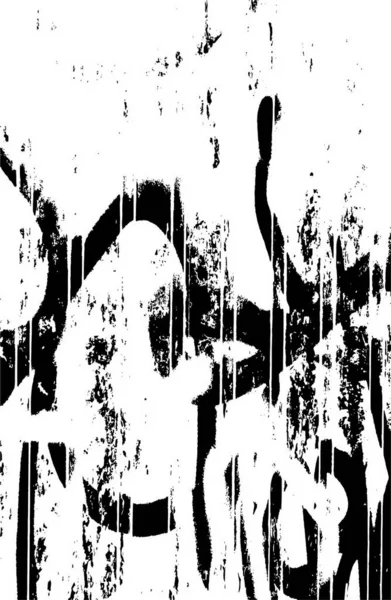 Винтажная Монохромная Черно Белая Текстура Решетки Узор Чернильных Пятен Пятен — стоковый вектор