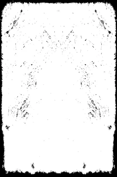 Vintage Monocromático Preto Branco Grunge Textura Padrão Manchas Tinta Salpicos — Vetor de Stock