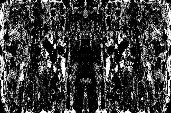 Gestresste Achtergrond Zwart Wit Textuur Met Vlekken Krassen Lijnen Abstracte — Stockvector