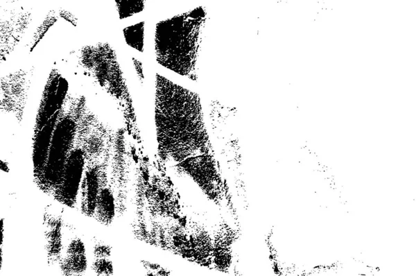 Fond Perturbé Texture Noire Blanche Avec Des Taches Des Rayures — Image vectorielle