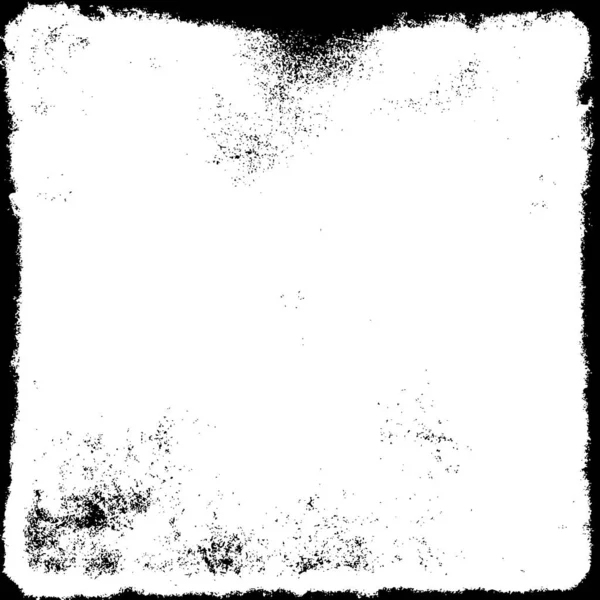 Zmatené Pozadí Černé Bílé Textuře Skvrnami Škrábance Čáry Abstraktní Vektorová — Stockový vektor