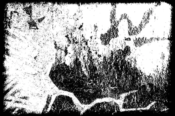 Сумнівний Фон Чорно Білій Текстурі Плямами Подряпинами Лініями Анотація Векторні — стоковий вектор