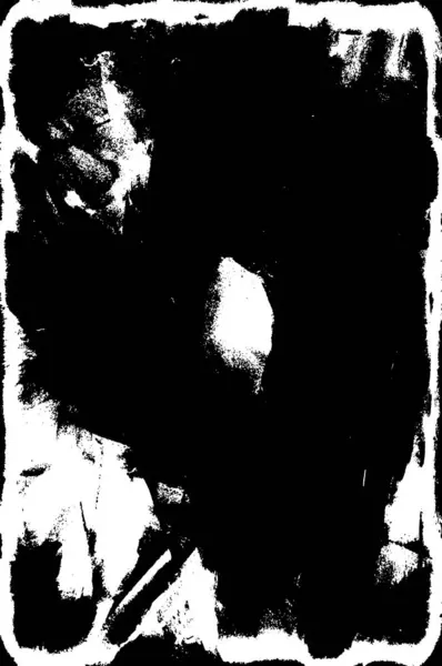 Abstrakter Schwarzer Und Weißer Grunge Hintergrund — Stockvektor