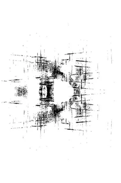 背景のための抽象的な対称性黒と白のグラウンジテンプレート ベクトルイラスト — ストックベクタ