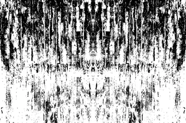 Plantilla Grunge Simétrica Abstracta Blanco Negro Para Fondo Ilustración Vectorial — Vector de stock