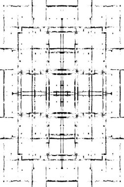 Tek renkli soyut web çizimi. siyah ve beyaz tasarım.