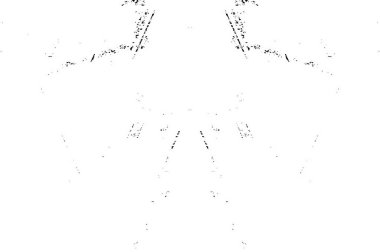 Tek renkli soyut web çizimi. siyah ve beyaz tasarım.