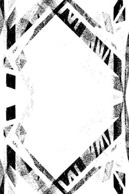 soyut siyah ve beyaz grunge şablonu, vektör illüstrasyonu