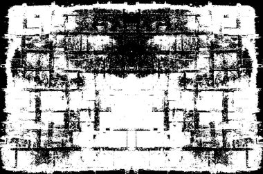 soyut siyah ve beyaz grunge şablonu, vektör illüstrasyonu