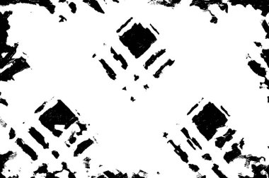 soyut siyah ve beyaz grunge şablonu, vektör illüstrasyonu