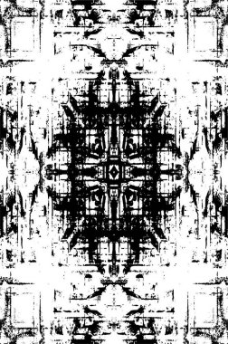 soyut siyah ve beyaz grunge şablonu, vektör illüstrasyonu