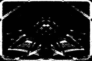 soyut siyah ve beyaz grunge şablonu, vektör illüstrasyonu