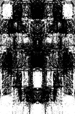 soyut siyah ve beyaz grunge şablonu, vektör illüstrasyonu