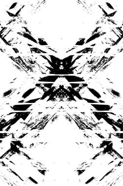 soyut siyah ve beyaz grunge şablonu, vektör illüstrasyonu