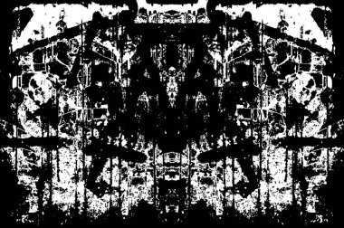 soyut siyah ve beyaz grunge şablonu, vektör illüstrasyonu