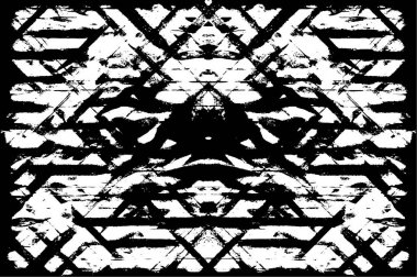 soyut siyah ve beyaz grunge şablonu, vektör illüstrasyonu