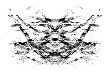 soyut grunge geometrik desen, siyah ve beyaz arkaplan.  