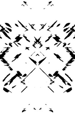 Grunge siyah beyaz desen. Tek renkli parçacıklar soyut doku