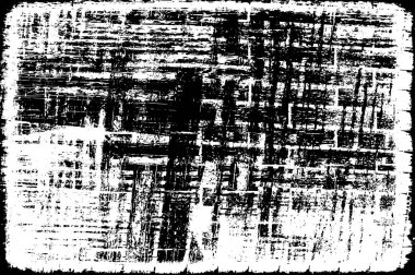 Grunge siyah beyaz desen. Tek renkli parçacıklar soyut doku