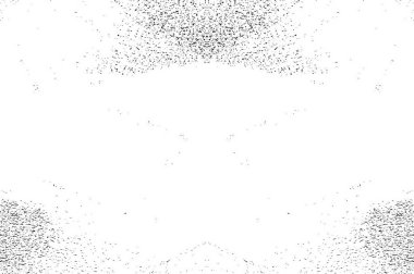 Grunge siyah beyaz desen. Tek renkli parçacıklar soyut doku