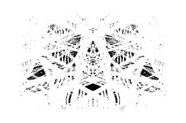 Grunge siyah beyaz desen. Tek renkli parçacıklar soyut doku