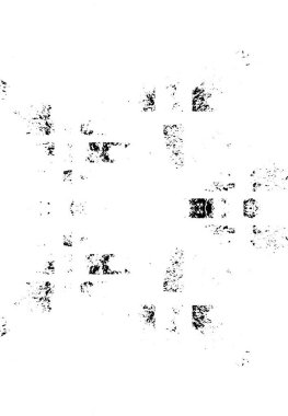 Grunge siyah beyaz desen. Tek renkli parçacıklar soyut doku