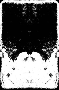 Grunge siyah beyaz desen. Tek renkli parçacıklar soyut doku