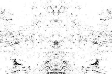 Grunge siyah beyaz desen. Tek renkli parçacıklar soyut doku