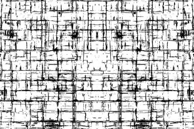 Grunge siyah beyaz desen. Tek renkli parçacıklar soyut doku