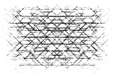 Grunge siyah beyaz desen. Tek renkli parçacıklar soyut doku