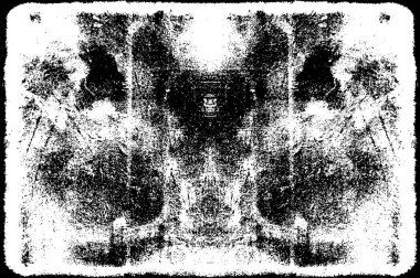 Grunge siyah beyaz desen. Tek renkli parçacıklar soyut doku