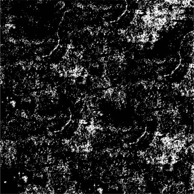 Grunge siyah beyaz desen. Tek renkli parçacıklar soyut doku