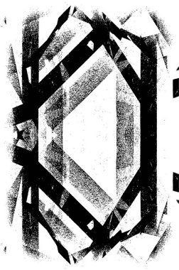 arkaplan için soyut siyah ve beyaz grunge şablonu, vektör illüstrasyonu