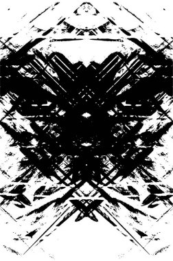 arkaplan için soyut siyah ve beyaz grunge şablonu, vektör illüstrasyonu