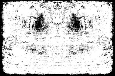 Grunge siyah beyaz desen. Tek renkli parçacıklar soyut doku