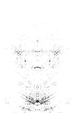 Grunge siyah beyaz desen. Tek renkli parçacıklar soyut doku