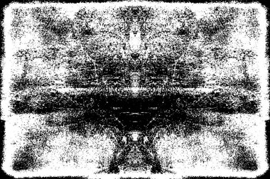 Grunge siyah beyaz desen. Tek renkli parçacıklar soyut doku