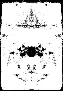 Grunge siyah beyaz desen. Tek renkli parçacıklar soyut doku