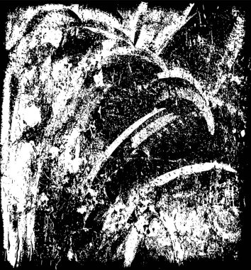 Grunge siyah beyaz desen. Tek renkli parçacıklar soyut doku