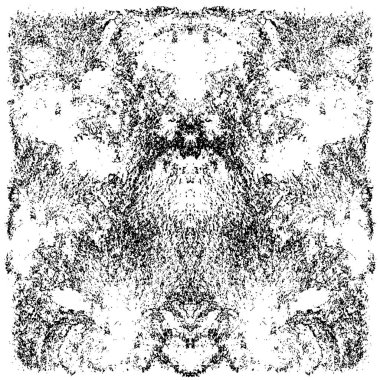 Grunge siyah beyaz desen. Tek renkli parçacıklar soyut doku