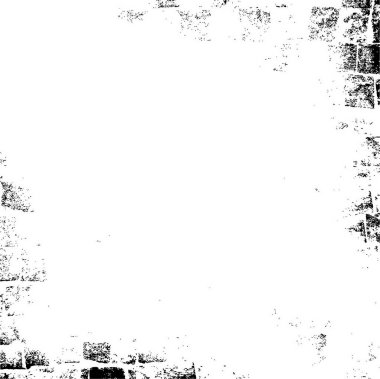 Grunge black and white pattern. Monochrome particles abstract texture. Background of cracks, scuffs, chips, stains, ink spots, lines. Dark design background surface. Gray printing element