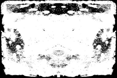 Grunge black and white pattern. Monochrome particles abstract texture. Background of cracks, scuffs, chips, stains, ink spots, lines. Dark design background surface. Gray printing element