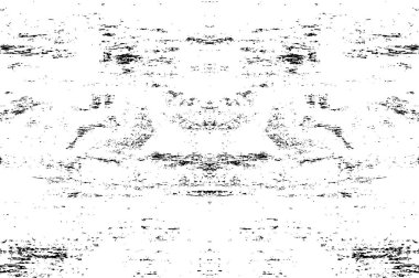 Grunge black and white pattern. Monochrome particles abstract texture. Background of cracks, scuffs, chips, stains, ink spots, lines. Dark design background surface. Gray printing element