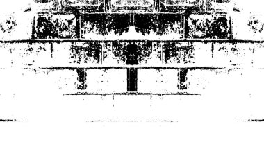 Grunge black and white pattern. Monochrome particles abstract texture. Background of cracks, scuffs, chips, stains, ink spots, lines. Dark design background surface. Gray printing element