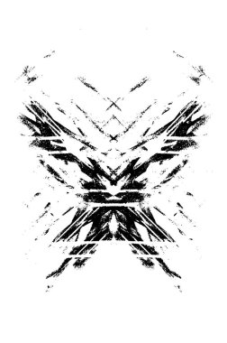 Siyah ve beyaz soyut web çizimi. Tek renkli tasarım.