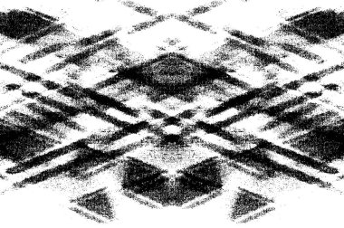 Grunge üst üste biniyor. Soyut siyah-beyaz vektör arkaplanı. Çatlak, leke ve noktalarda kirli desenli tek renkli klasik yüzey. Karanlık korku tarzında eski bir duvar.