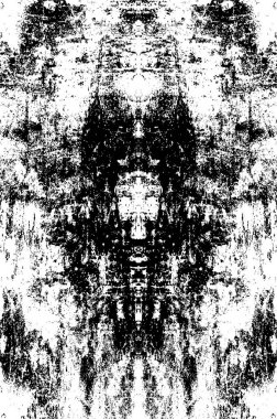 Siyah ve beyaz soyut web çizimi. Tek renkli tasarım.