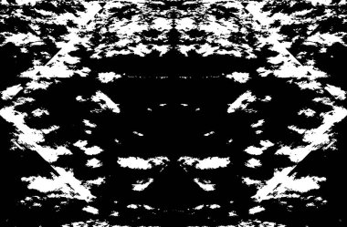 Siyah-beyaz ağ çizimi. Tek renkli tasarım.