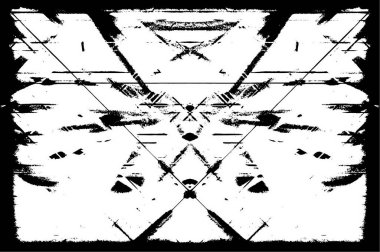 Siyah-beyaz ağ çizimi. Tek renkli tasarım.