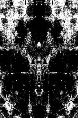 Siyah-beyaz ağ çizimi. Tek renkli tasarım.